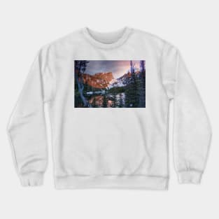 Moody Daybreak at Dream Lake Crewneck Sweatshirt